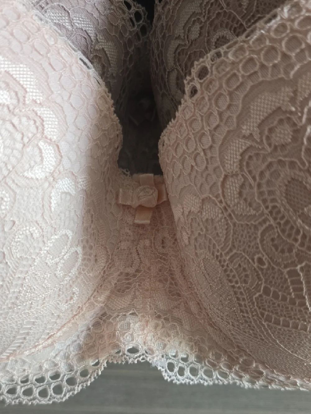 Rene Rofe Lace Lightly Padded Bra in Blush - Picture 4 of 16